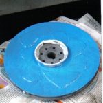 Impulsor reconstruido mediante recubrimiento polimérico